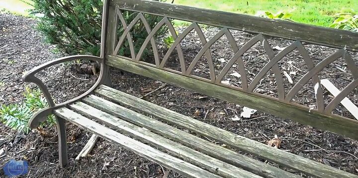 how to replace garden bench wood slats