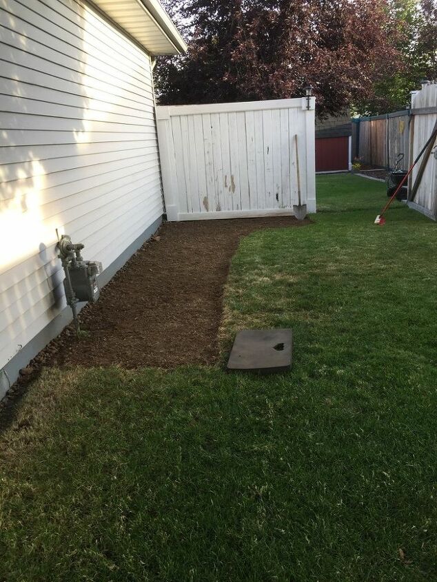 replaced some lawn with a rock garden, Removing sod