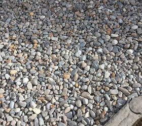 replaced some lawn with a rock garden, Sealed rock