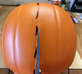 pinterest pin try halloween decor, Cut down the back of the pumpkin