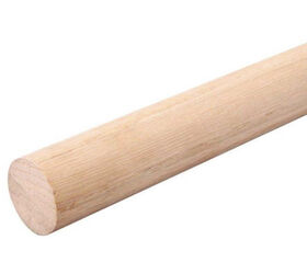 create a laundry drying area in your utility room, 25mm wooden dowel