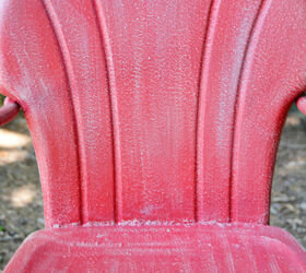 painting a vintage metal lawn chair, Vintage metal chair refreshed with paint