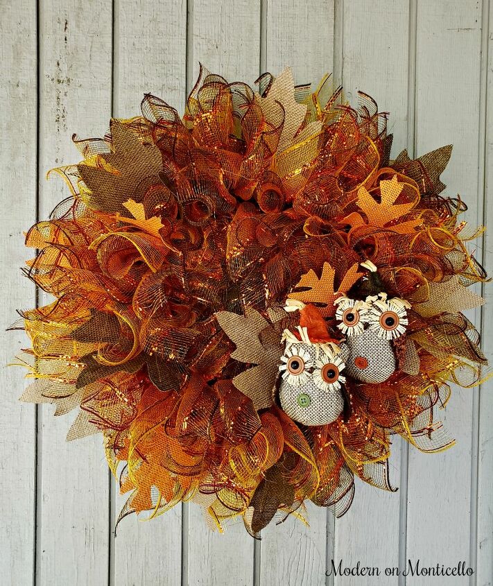 diy fall wreath from dollar tree supplies