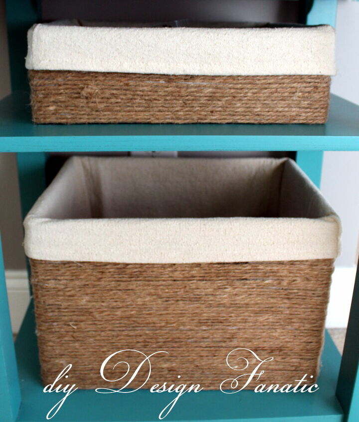 8 ways to turn cardboard boxes into beautiful storage for your home, Add some liners and twine