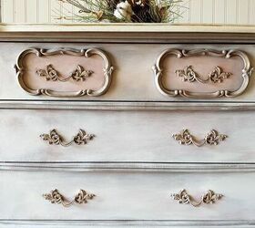 how to chalk paint vintage furniture