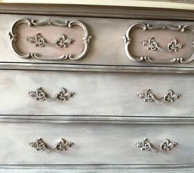 how to chalk paint vintage furniture