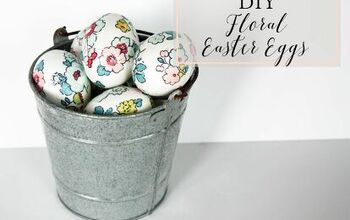 Huevos de Pascua florales DIY