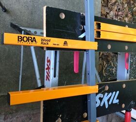 how to assemble and store wood with a bora wood rack