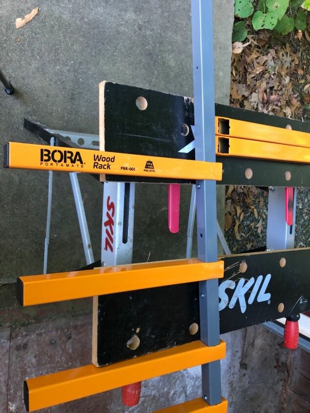 how to assemble and store wood with a bora wood rack