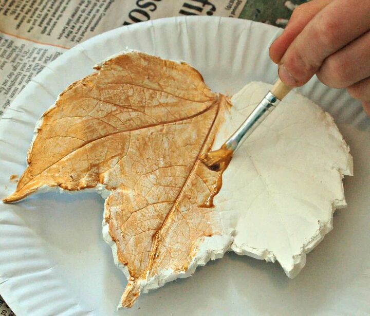 how to make beautiful air dried clay leaves