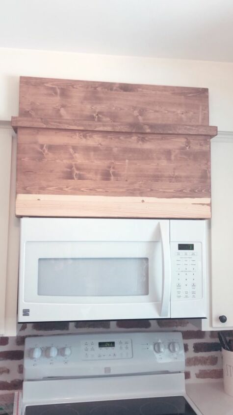 diy vent hood cover, DIY Microwave Hood