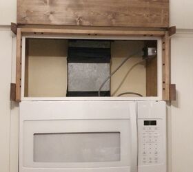 diy vent hood cover, Secure the Frame