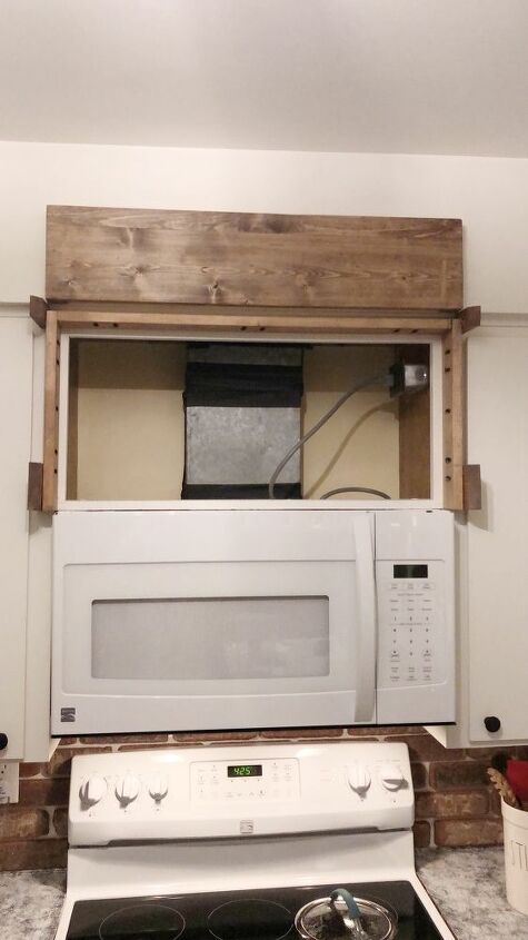 diy vent hood cover, Secure the Frame