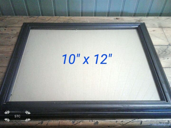 diy picture frame tabletop accent tray, Original Look of the Frame