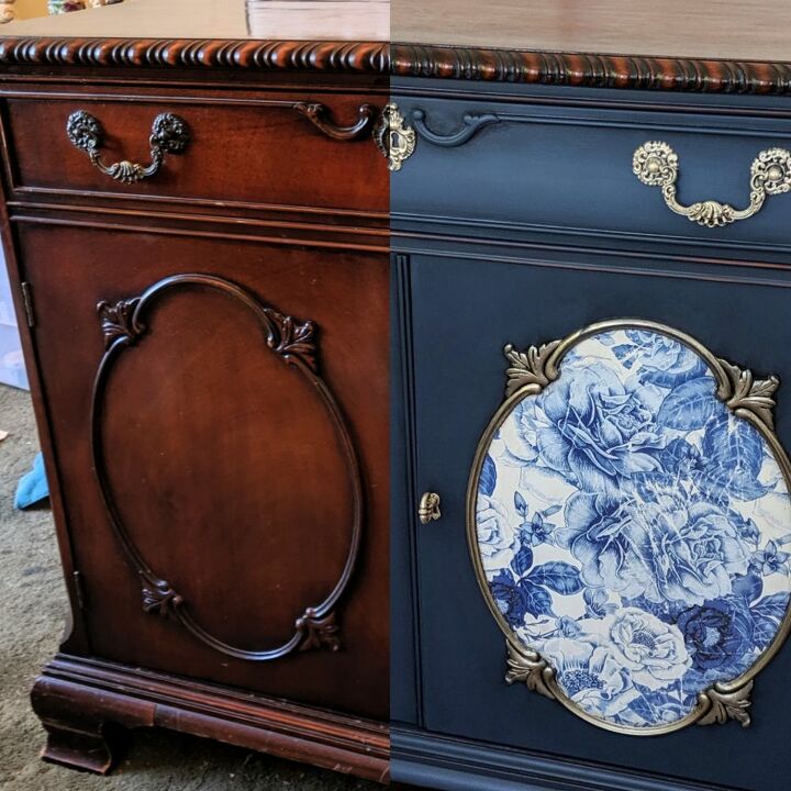 How To Make A Cabinet Buffet Sideboard Makeover From Boring To