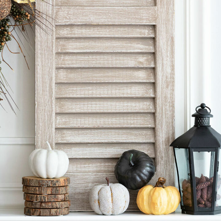 how to achieve a driftwood paint finish on old shutters