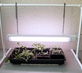 17 incredible ways people are using pvc pipes for everything, A PVC garden grow light