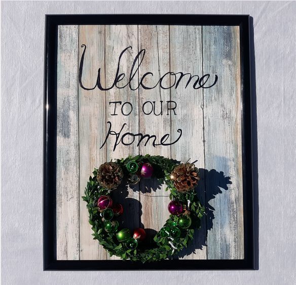 interchangeable for holidays ez welcome sign
