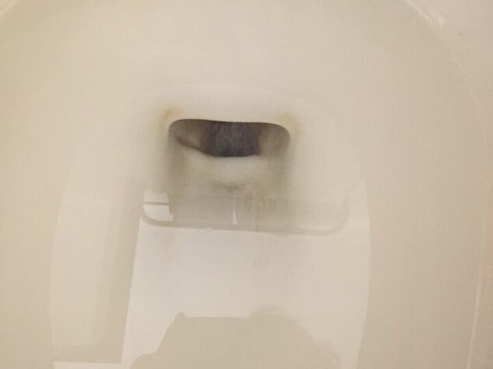 q how do i clean a stained wc bowl