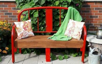 How to Make a Bench From an Old Metal Bed
