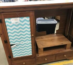 thrift store cabinet makeover you want believe what i paid, Thrift Store Cabinet Before