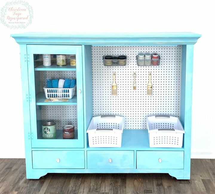 thrift store cabinet makeover you want believe what i paid