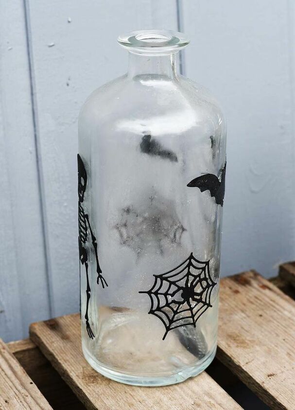 luzes de garrafa de halloween recicladas divertidas