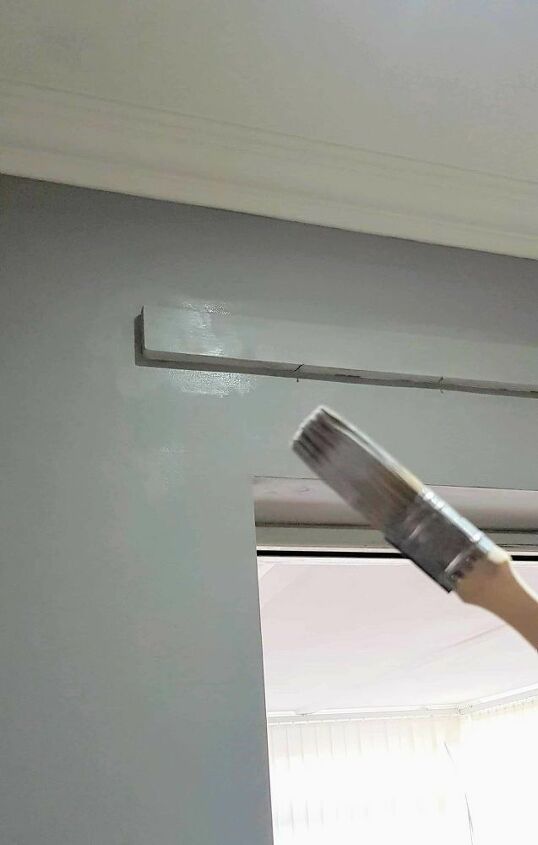 how to put up a curtain pole batten with grab adhesive