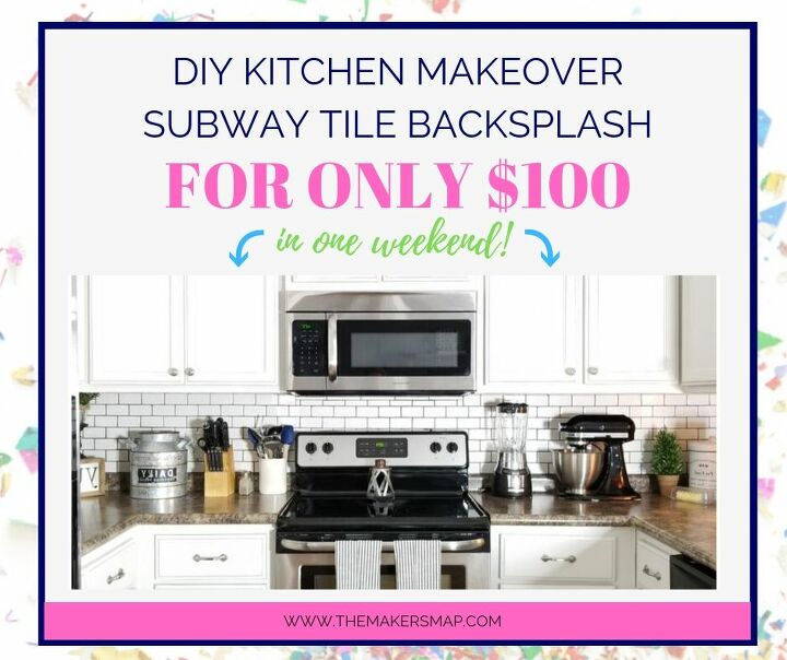 projeto de backsplash de azulejos de cozinha diy de us 100