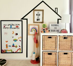 Kids Playroom Painted House Wall Decal