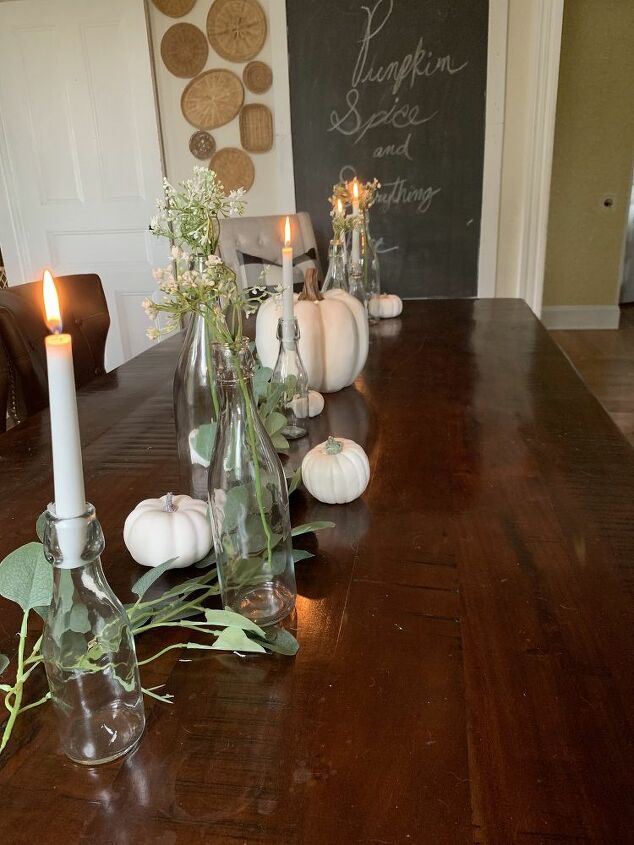 fall table scape on a budget