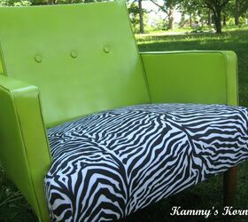 modern painted living room chair