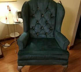 velvet living room chair