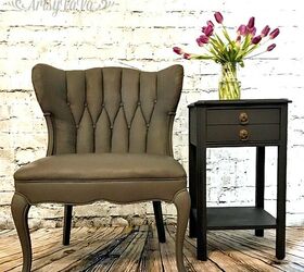 painted upholstered living room chair