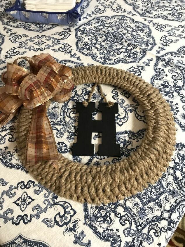 dollar tree jute wreath