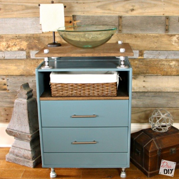bold ideas for a bathroom countertop that brings the room together, Modern Bathroom Countertop Cabinet