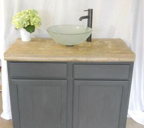 bold ideas for a bathroom countertop that brings the room together, Concrete Bathroom Vanity Countertop