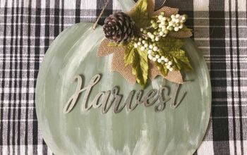 Dollar Tree Pumpkin Sign DIY
