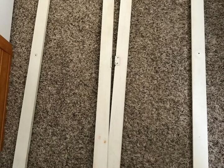 q repurposing old doors from a bookcase