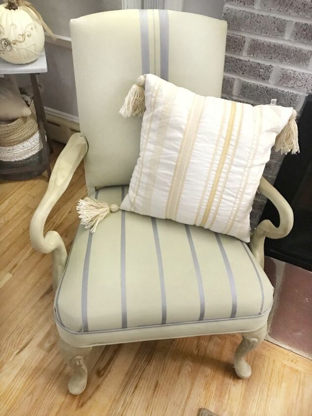off brand chalk paint chair makeover