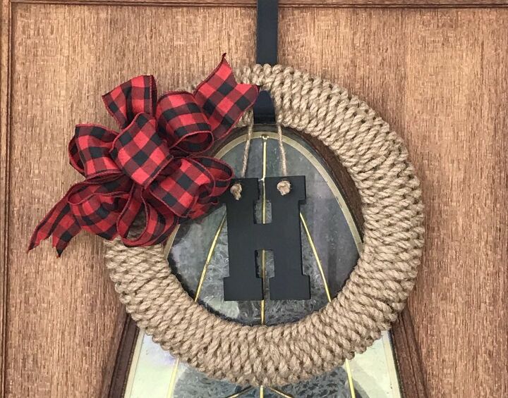 DIY jute wreath