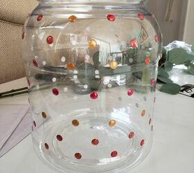 recycled plastic jar into vase