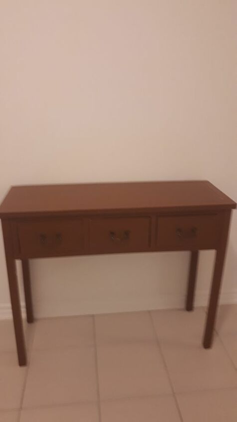 q what can i do to my entrance table to make it sturdy more appealing