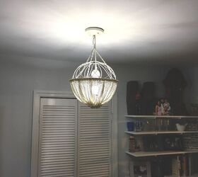 estas ideas creativas para la iluminacin de la sala de estar realmente brillan, 6 L mpara de ara a DIY con cuentas pintadas