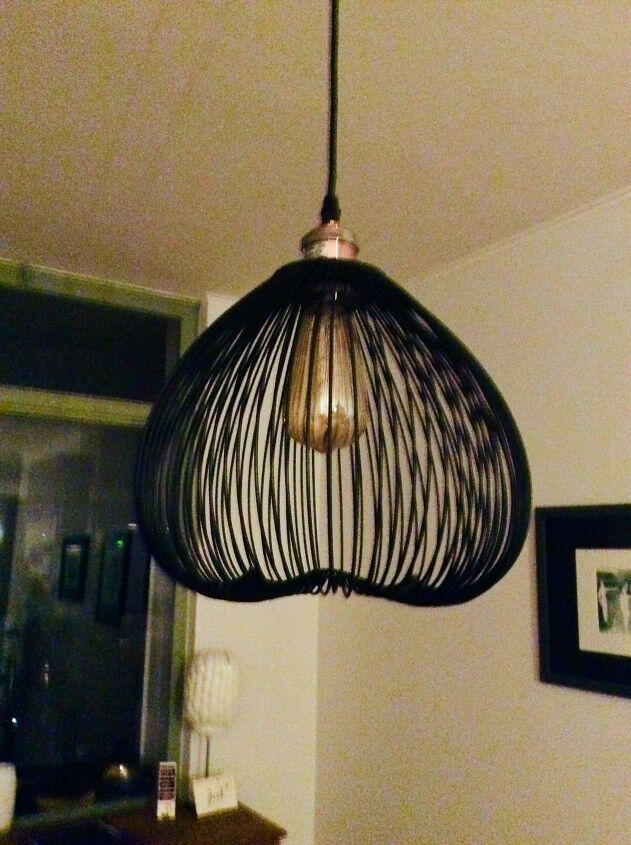 s living room lighting, 1 Improvised Metal Basket Lighting
