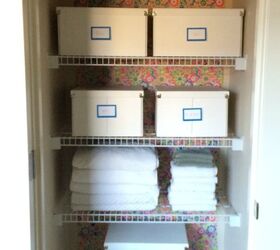 trucos para el armario del bao organiza tu armario como un profesional, 12 Estanter as b sicas pero coloridas para el armario del ba o
