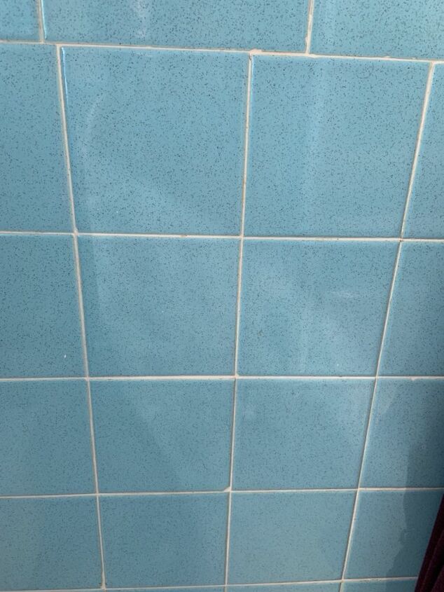 how can i make over these bathroom tiles without replacing them