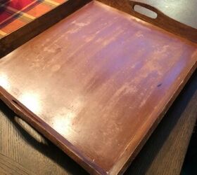 q where can you place use large wooden trays