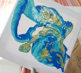 how to make beautiful diy paint pour art for your walls