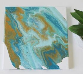 how to make beautiful diy paint pour art for your walls